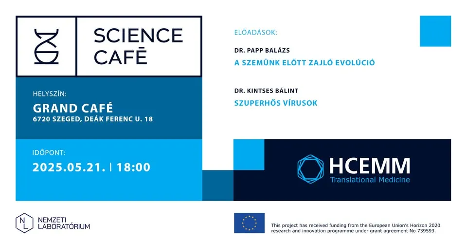 HCEMM Science Café Szeged, sreda, 21. maj 2025.